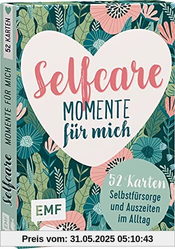Kartenbox Selfcare: Momente für mich – 52 Karten für mehr Selbstfürsorge und kleine Auszeiten im Alltag: Entspannungsübungen, Feelgood-Mantras, Verwöhnmomente und mehr Kartenbox Selfcare: Momente für mich – 52 Karten für mehr Selbstfürsorge und kleine Auszeiten im Alltag: Entspannungsübungen, Feelgood-Mantras, Verwöhnmomente und mehr