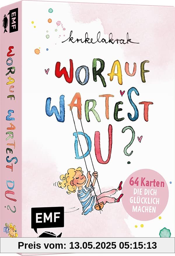 Kartenbox: Worauf wartest du? – 64 Karten, die dich glücklich machen: Mit Sprüchen, Impulsen und Übungen für mehr Lebensfreude Kartenbox: Worauf wartest du? – 64 Karten, die dich glücklich machen: Mit Sprüchen, Impulsen und Übungen für mehr Lebensfreude