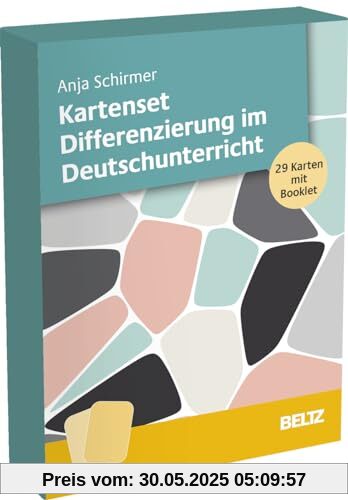 Kartenset Differenzierung im Deutschunterricht: 29 Karten und 8-seitiges Booklet