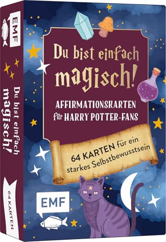 Kartenset: Du bist einfach magisch! Affirmationskarten für Harry Potter-Fans: 64 Karten mit Affirmationen und Impulsen aus der Zauberwelt – Mit positiven Gedanken dein Selbstbewusstsein stärken Kartenset: Du bist einfach magisch! Affirmationskarten für Harry Potter-Fans: 64 Karten mit Affirmationen und Impulsen aus der Zauberwelt – Mit positiven Gedanken dein Selbstbewusstsein stärken von Edition Michael Fischer / EMF Verlag