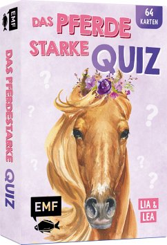 Kartenspiel: Das pferdestarke Quiz von den beliebten Social-Media-Stars Lia und Lea - # ponylife von Edition Michael Fischer