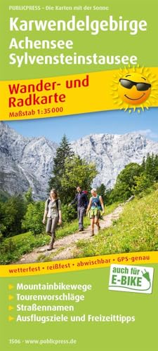 Karwendelgebirge, Achensee, Sylvensteinstausee: Wander- und Radkarte mit Ausflugszielen & Freizeittipps, wetterfest, reißfest, abwischbar, GPS-genau. 1:35000 (Wander- und Radkarte: WuRK)