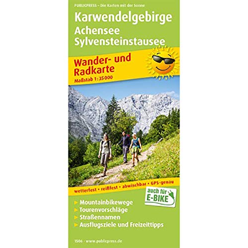 Karwendelgebirge, Achensee, Sylvensteinstausee: Wander- und Radkarte mit Ausflugszielen & Freizeittipps, wetterfest, reißfest, abwischbar, GPS-genau. 1:35000 (Wander- und Radkarte: WuRK)