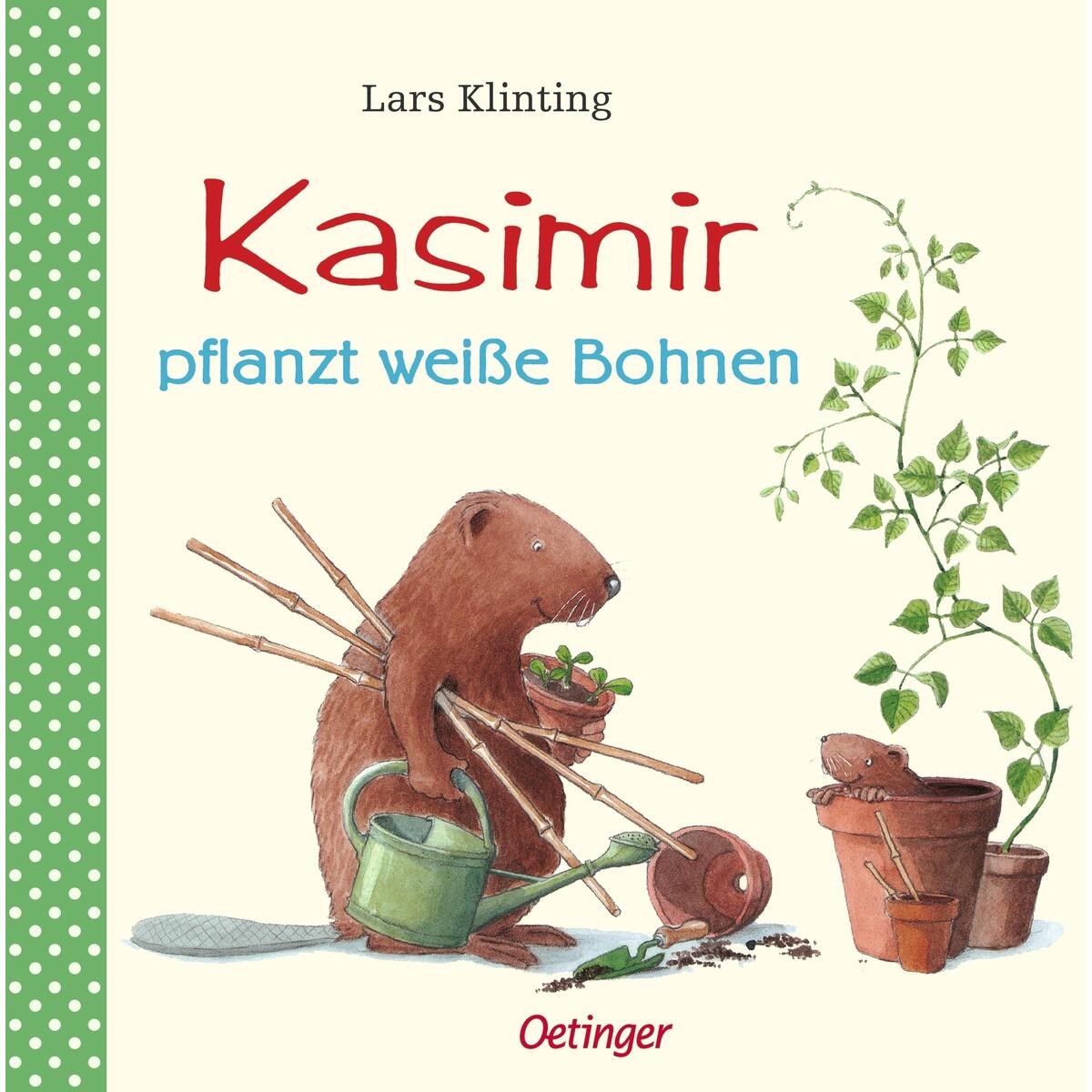 Kasimir pflanzt weiße Bohnen von Oetinger