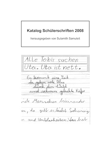 Katalog Schülerschriften 2008 von Books on Demand GmbH