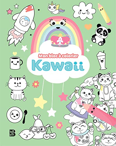 Kawaii bloc à colorier (Kawaii, 1)