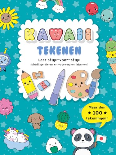Kawaii tekenen: Leer stap-voor-stap schattige dieren en voorwerpen tekenen! Kawaii tekenen: Leer stap-voor-stap schattige dieren en voorwerpen tekenen! von Rebo Productions