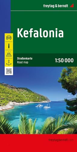 Kefalonia, Straßenkarte 1:50.000, freytag & berndt (freytag & berndt Auto + Freizeitkarten) von Freytag + Berndt