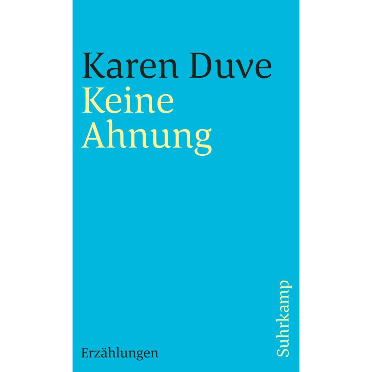 Keine Ahnung von Suhrkamp Verlag