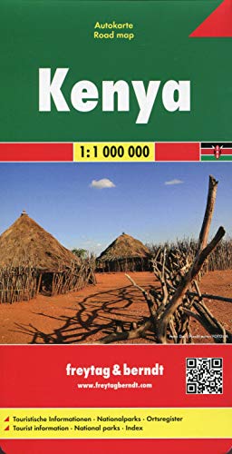 Kenya: 1:1.000.000 (freytag & berndt Auto + Freizeitkarten, Band 2103)