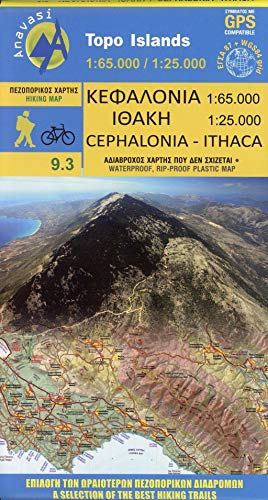 Wanderkarte 9.3 Kefalonia/Ithaki (Kephalonia - Ithaca) von Anavasi Editions