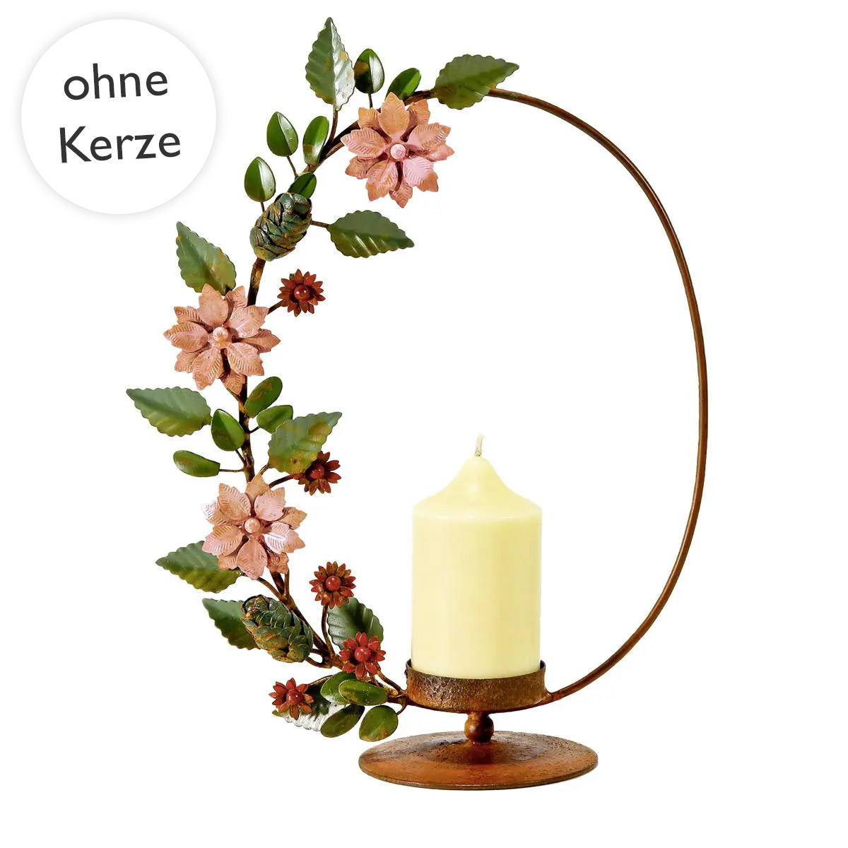 Kerzenhalter »Blütenranke« Kerzenhalter »Blütenranke« von St. Benno Verlag
