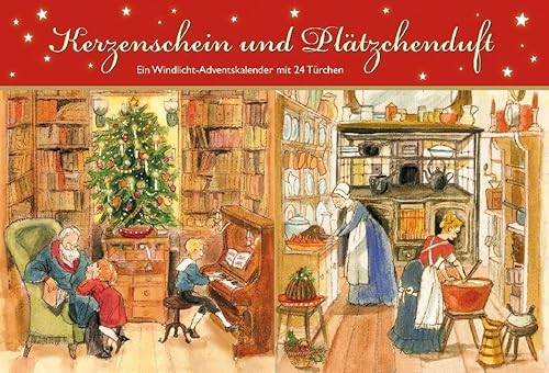 Kerzenschein und Plätzchenduft. Ein Windlicht-Adventskalender mit 24 Türchen (Adventskalender für Erwachsene: Windlicht mit 24 Türchen, Band 9) von Kaufmann Ernst Vlg GmbH