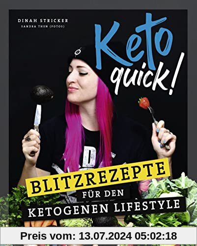 Keto Quick: Blitzrezepte für den ketogenen Lifestyle