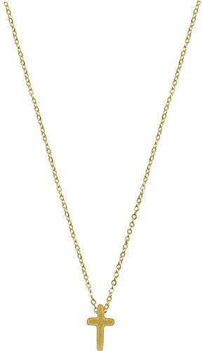 Kette - Halskette mit Kreuzanhänger: (vergoldet) von COPPENRATH, MÜNSTER