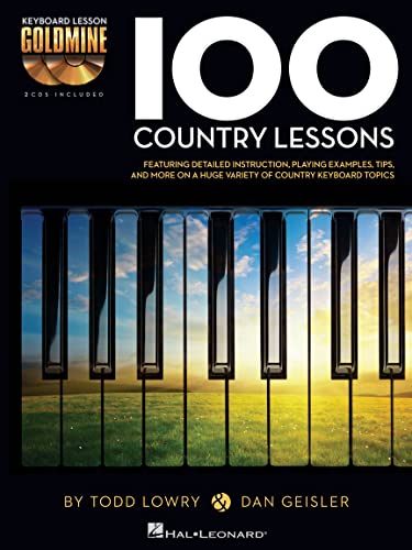 Keyboard Goldmine 100 Country Lessons: Noten, CD (2) für Klavier (Keyboard Lesson Goldmine): Keyboard Lesson Goldmine Series von Music Sales
