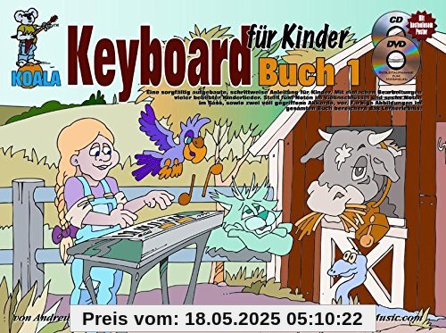 Keyboard für Kinder (Buch/CD/DVD/Poster)