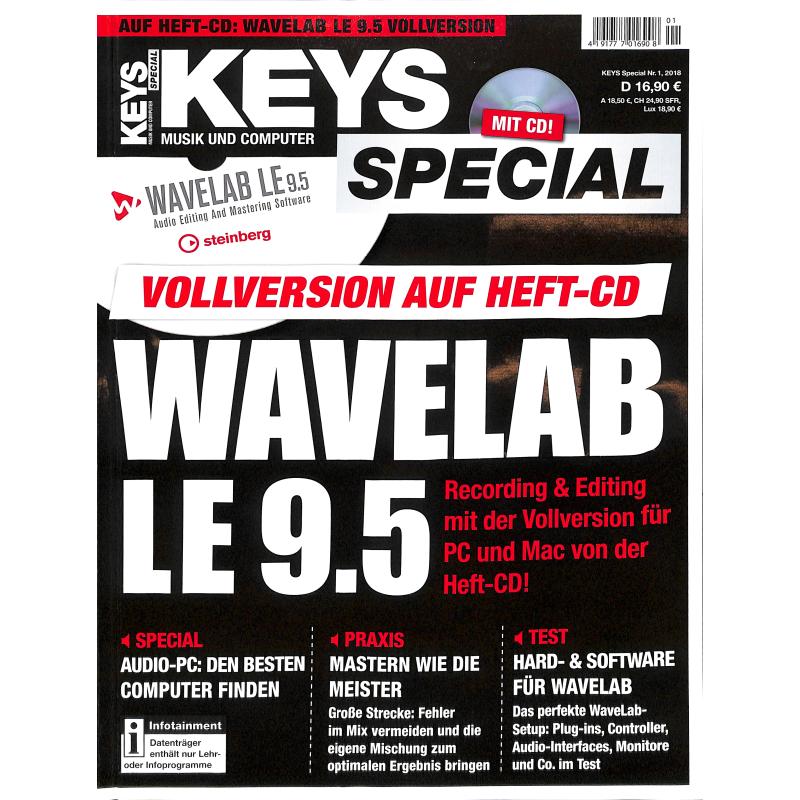 Keys special Wavelab LE 9,5 Vollversion