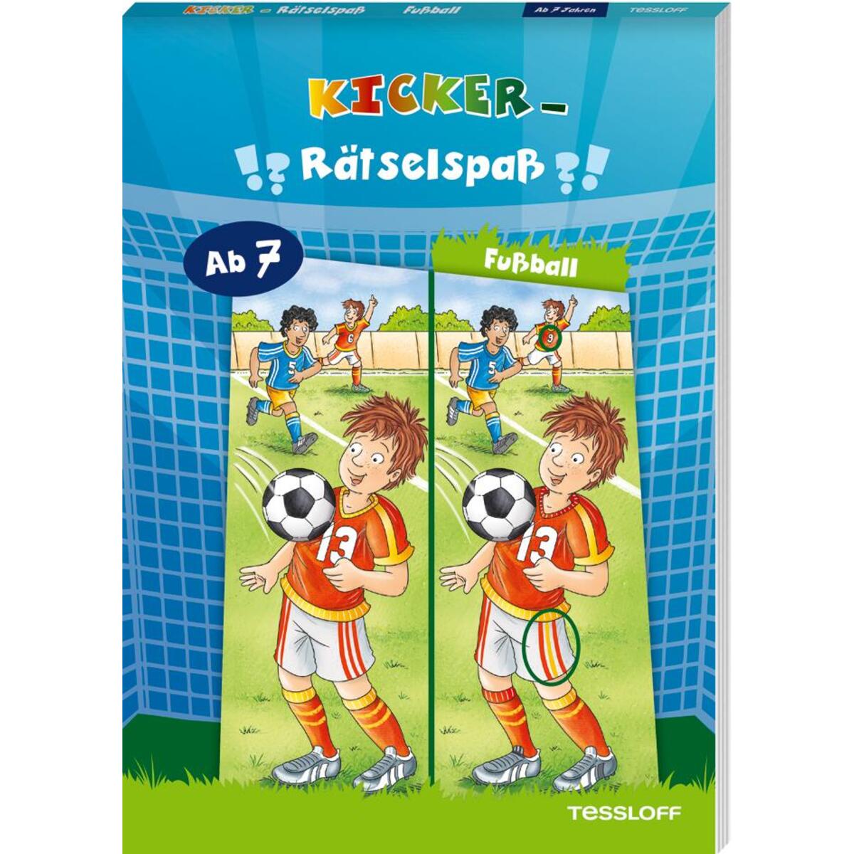 Kicker-Rätselspaß. Fußball von Tessloff Verlag