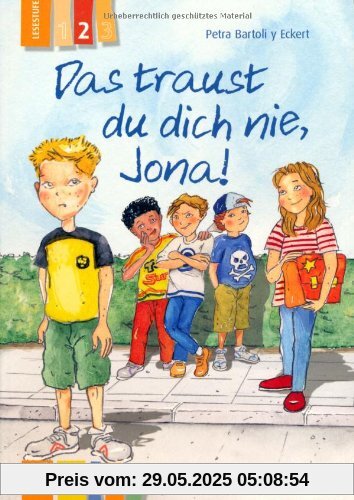 KidS Klassenlektüre: Das traust du dich nie, Jona! Lesestufe 2 KidS Klassenlektüre: Das traust du dich nie, Jona! Lesestufe 2