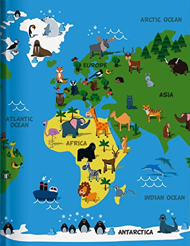 Kids Map: Blankbook (Blankbook (RB906)) von Tushita PaperArt