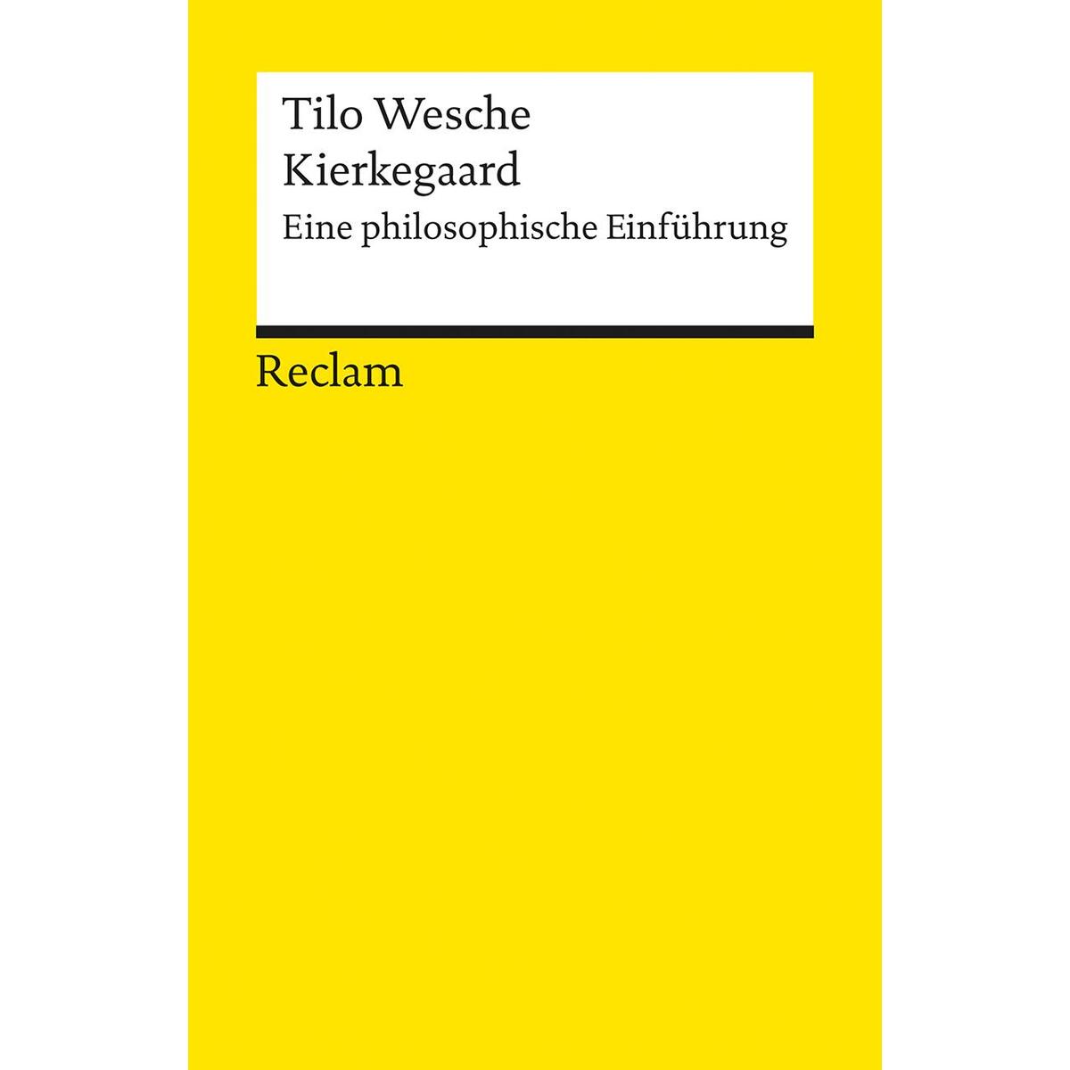 Kierkegaard Kierkegaard von Reclam Philipp Jun.