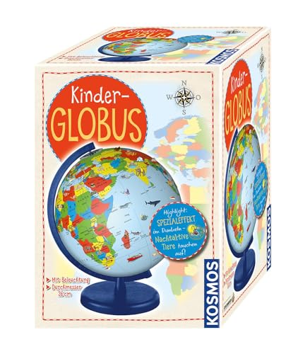 Kinder-Globus: Spezialeffekt im Dunkeln von Kosmos