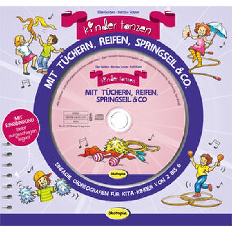 Kinder tanzen mit Tuechern Reifen Springseil + Co