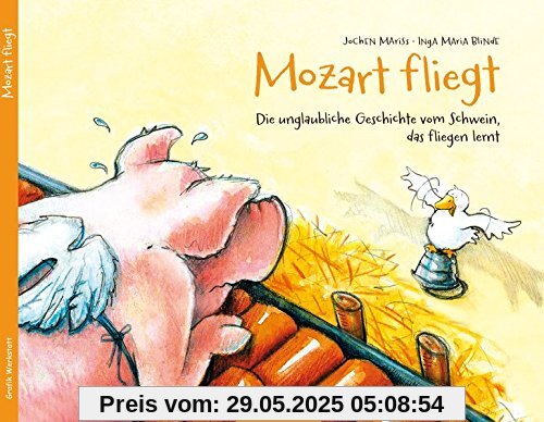Kinderbuch - Mozart fliegt: Die unglaubliche Geschichte vom Schwein, das fliegen lernt