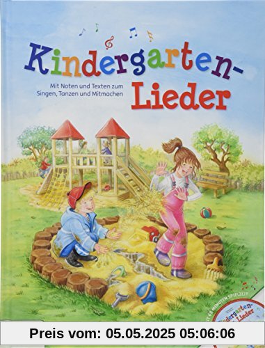 Kindergarten-Lieder: Buch mit CD von Kinderland - mit Noten und Texten zum Singen, Tanzen und Mitmachen Kindergarten-Lieder: Buch mit CD von Kinderland - mit Noten und Texten zum Singen, Tanzen und Mitmachen