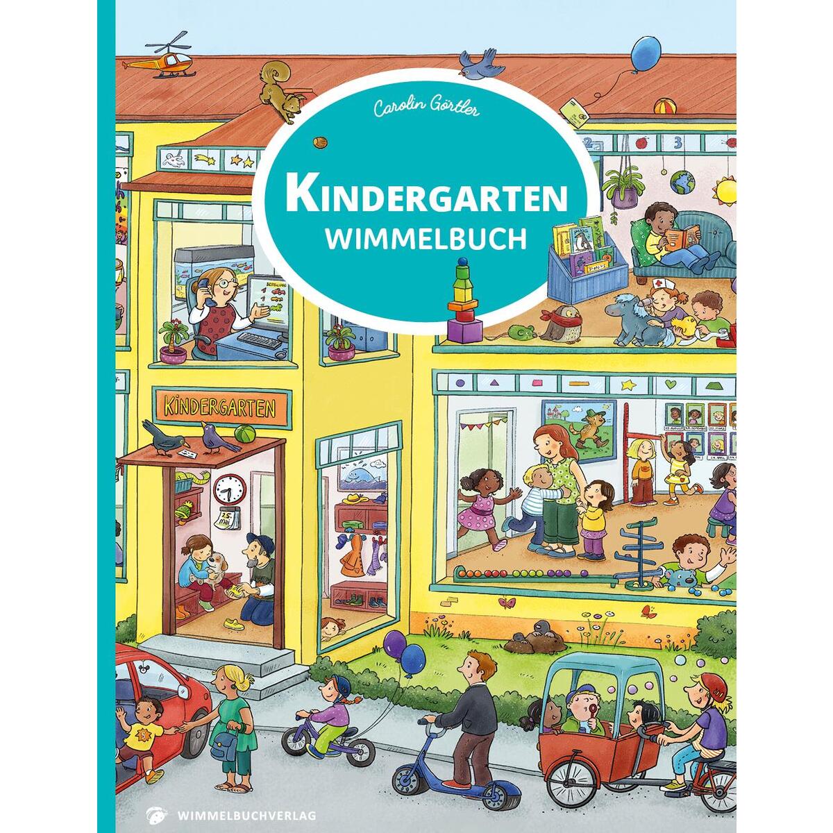 Kindergarten Wimmelbuch Pocket von Adrian Wimmelbuchverlag