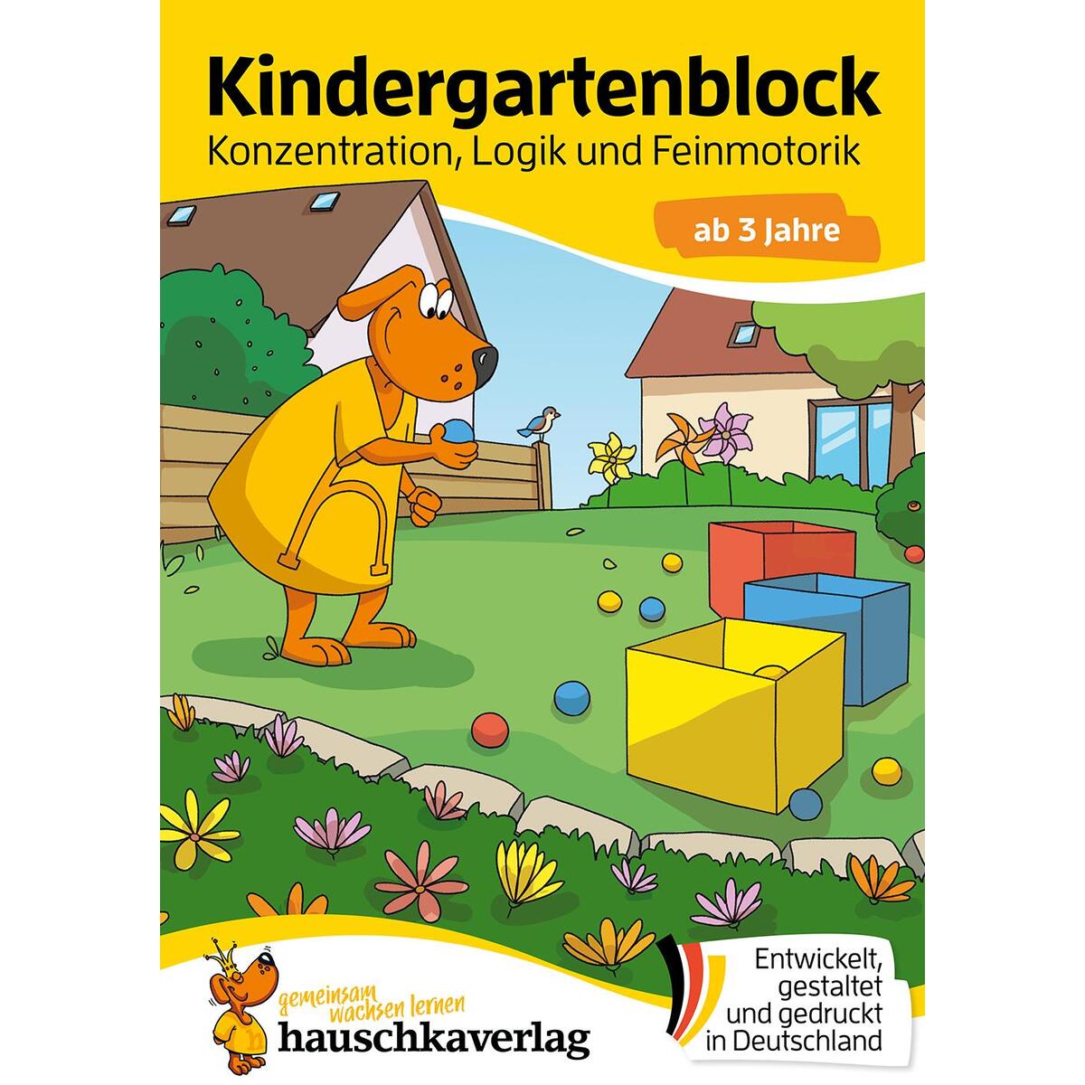 Kindergartenblock ab 3 Jahre - Konzentration, Logik, Feinmotorik von Hauschka Verlag GmbH