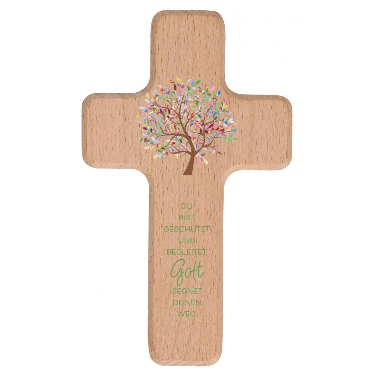 Kinderholzkreuz - Beschützt und begleitet (1 Stück) von Butzon und Bercker