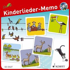 Kinderlieder-Memo (Kinderspiel) + Audio-CD von Schott Music, Mainz