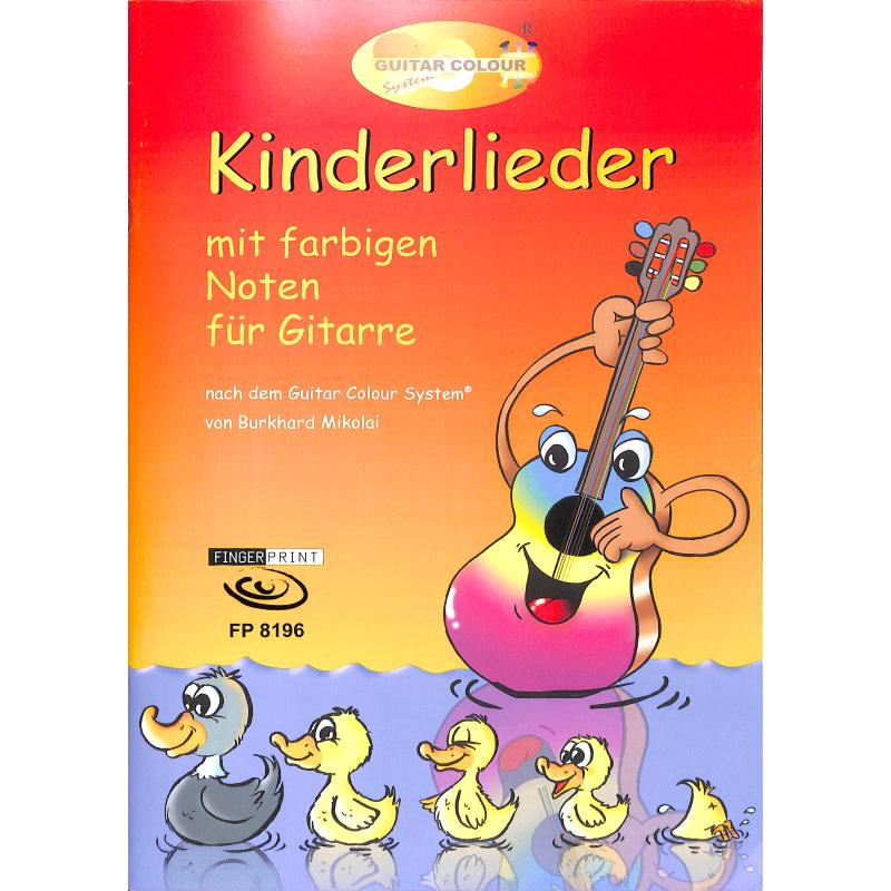 Kinderlieder mit farbigen Noten