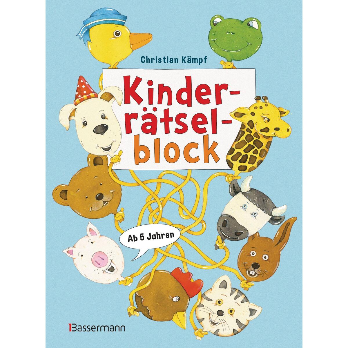 Kinderrätselblock. Ab 5 Jahren von Bassermann, Edition