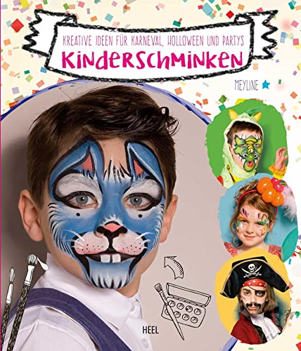 Kinderschminken: 20 Motive für Karneval, Halloween und Partys