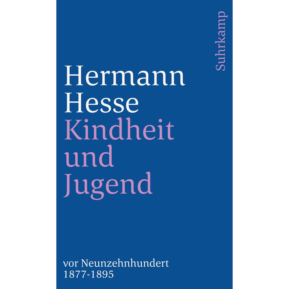 Kindheit und Jugend vor Neunzehnhundert 1 Kindheit und Jugend vor Neunzehnhundert 1 von Suhrkamp Verlag AG