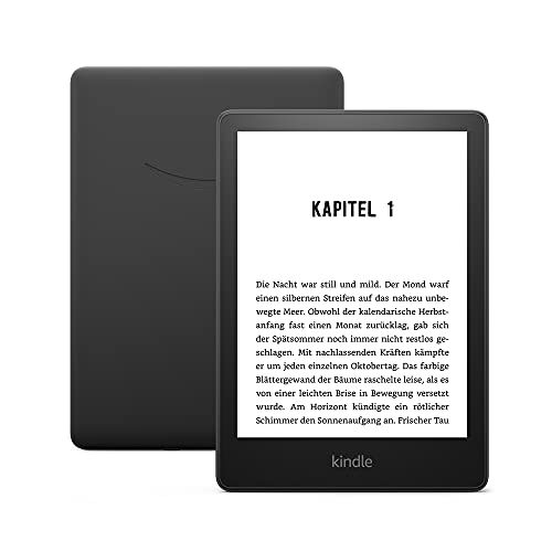 Kindle Paperwhite (16 GB) – Jetzt mit 6,8-Zoll-Display (17,3 cm) und verstellbarer Farbtemperatur – mit Werbung - schwarz von Amazon