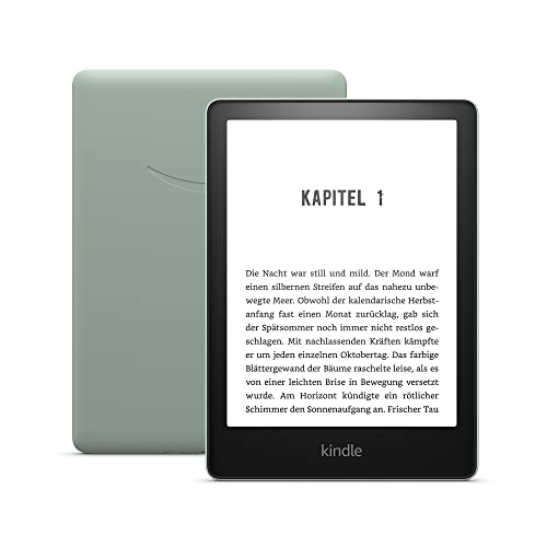 Kindle Paperwhite (16 GB) – Jetzt mit 6,8-Zoll-Display (17,3 cm) und verstellbarer Farbtemperatur – mit Werbung - Agavengrün von Amazon
