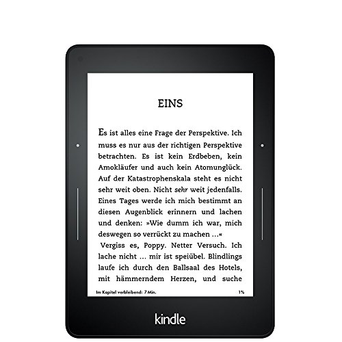Kindle Voyage, Zertifiziert und generalüberholt, 15,2 cm (6 Zoll) hochauflösendes Display (300 ppi) mit integriertem intelligenten Frontlicht, PagePress-Sensoren, WLAN von Amazon