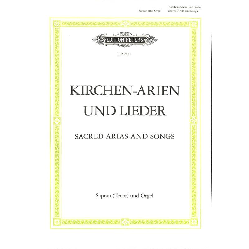 Kirchenarien + Lieder Kirchenarien + Lieder