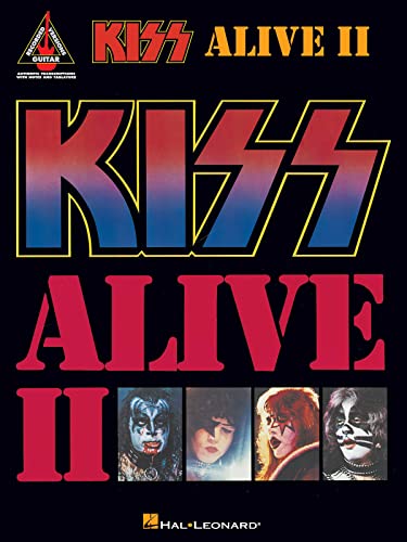Kiss: Alive II: Noten für Gitarre (Guitar Recorded Versions)