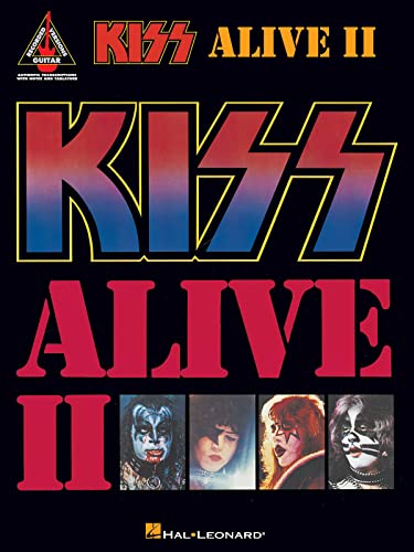 Kiss: Alive II: Noten für Gitarre (Guitar Recorded Versions)