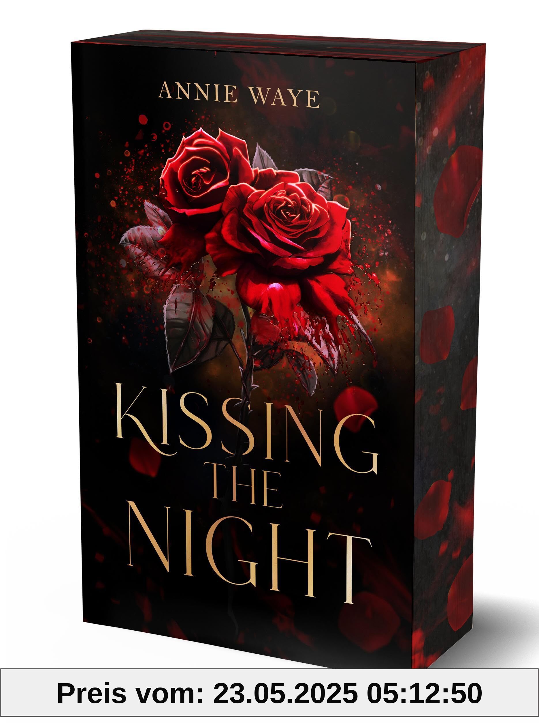 Kissing the Night: Düster-prickelnde Vampir-Romantasy mit farbigem Buchschnitt (Darkest Secrets)