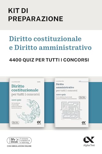 Kit diritto costituzionale e amministrativo. 4400 quiz. Con simulazioni online (Concorsi & Esami) von Alpha Test