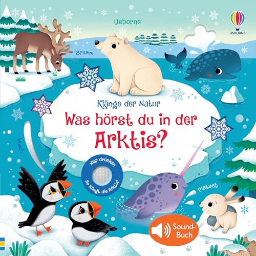 Klänge der Natur: Was hörst du in der Arktis?: Soundbuch über den Nordpol mit echten Naturgeräuschen – für Kinder ab 3 Jahren von Usborne