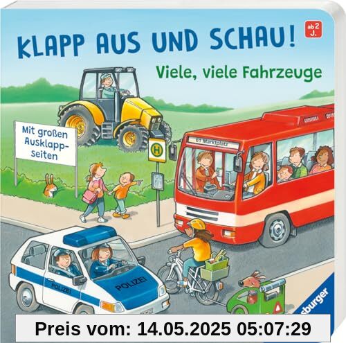 Klapp aus und schau! Viele, viele Fahrzeuge: Mit großen Ausklappseiten