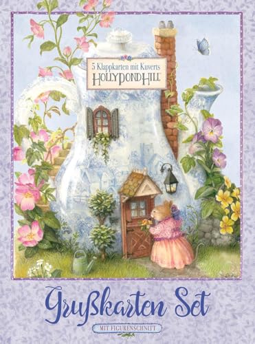 Klappkarten Set Grußkarten: Große Premium-Klappkarten mit Figurenschnitt, Holly Pond Hill (Holly Pond Hill: illustrierte Geschichten, Ideen, Rezepte, Spiele und Wissenswertes für Kinder)