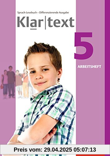 Klartext - Differenzierende allgemeine Ausgabe 2014: Arbeitsheft 5